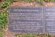 Cemetery Plaque
